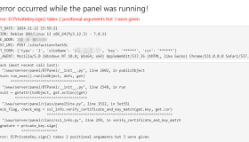 aapanel无法手动添加acme证书|提示TypeError: ECPrivateKey.sign() takes 2 positional arguments but 3 were given aapanel无法手动添加acme证书|提示TypeError: ECPrivateKey.sign() takes 2 positional arguments but 3 were given