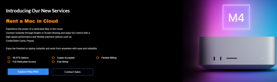 Casbay 黑五大促|马来西亚云服务器 7 折|$11.6/月起|全新 Mac M4 云端服务器上线|独服/云服务器全线促销 Casbay 黑五大促|马来西亚云服务器 7 折|$11.6/月起|全新 Mac M4 云端服务器上线|独服/云服务器全线促销