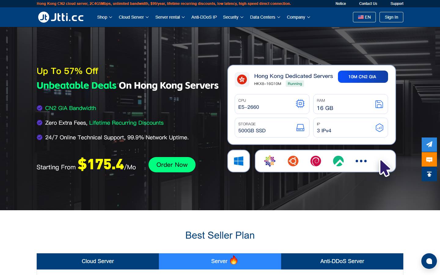Jtti | 香港CN2/美国CN2/日本优化/新加坡CN2vps | 1核1G | 50G SSD | 不限流量 | 200M | $3.08/月 Jtti | 香港CN2/美国CN2/日本优化/新加坡CN2vps | 1核1G | 50G SSD | 不限流量 | 200M | $3.08/月