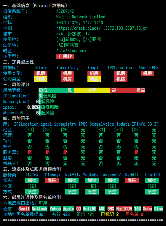 Mejiro|新加坡vps测评|PCCW|1核1G|4TB@2Gbps|月付$3起|解锁Netflix&ChatGPT&TikTok Mejiro|新加坡vps测评|PCCW|1核1G|4TB@2Gbps|月付$3起|解锁Netflix&ChatGPT&TikTok