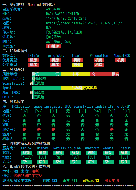 BackWaves|新加坡vps测评|移动直连|1核1G|2T@1000M|月付HK$23.92起|解锁Netflix&ChatGPT&TikTok BackWaves|新加坡vps测评|移动直连|1核1G|2T@1000M|月付HK$23.92起|解锁Netflix&ChatGPT&TikTok